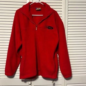 Las Vegas pull over fleece Size Large Color Red